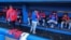 Peloteros cubanos durante una sesión de entrenamiento previa al Clasico Mundial de Béisbol, en el estadio Latinoamericano de La Habana. (Yamil Lage/AFP/Archivo)
