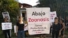 Protesta frente a las instalaciones de Zoonosis en La Habana. (Foto Facebook: Cuba contra el Maltrato Animal)