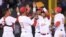 Peloteros cubanos en la Serie del Caribe 2018.