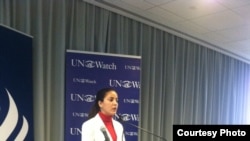 Rosa María Payá en las Naciones Unidas