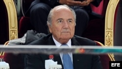 El presidente de la FIFA, Joseph Blatter.