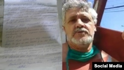 El “Patriota de Camagüey” anuncia en una carta, escrita desde la prisión, que se declara en huelga de hambre y sed