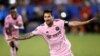 El delantero del Inter Miami CF Lionel Messi (10) reacciona después de anotar en la segunda mitad contra el FC Dallas en el Toyota Stadium. (Foto: Tim Heitman-USA TODAY Sports)
