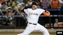 José Fernández en acción