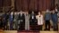 Cumbre de UNASUR en 2009: Surinam (Ronald Venetiaan), Colombia (Uribe), Brasil (Lula), Ecuador (Correa), Argentina (C. Kirchner), Bolivia (Evo Morales), Chile (Bachelet), Paraguay (Lugo) y Venezuela (Chávez).